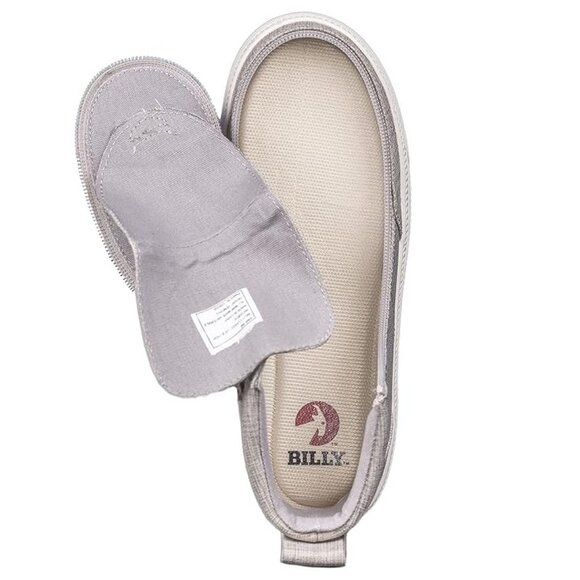 NEW Billy Footwear Womens Sneaker High Top Zip Up Gray Adaptive Size 8 M BY01 - Picture 4 of 7